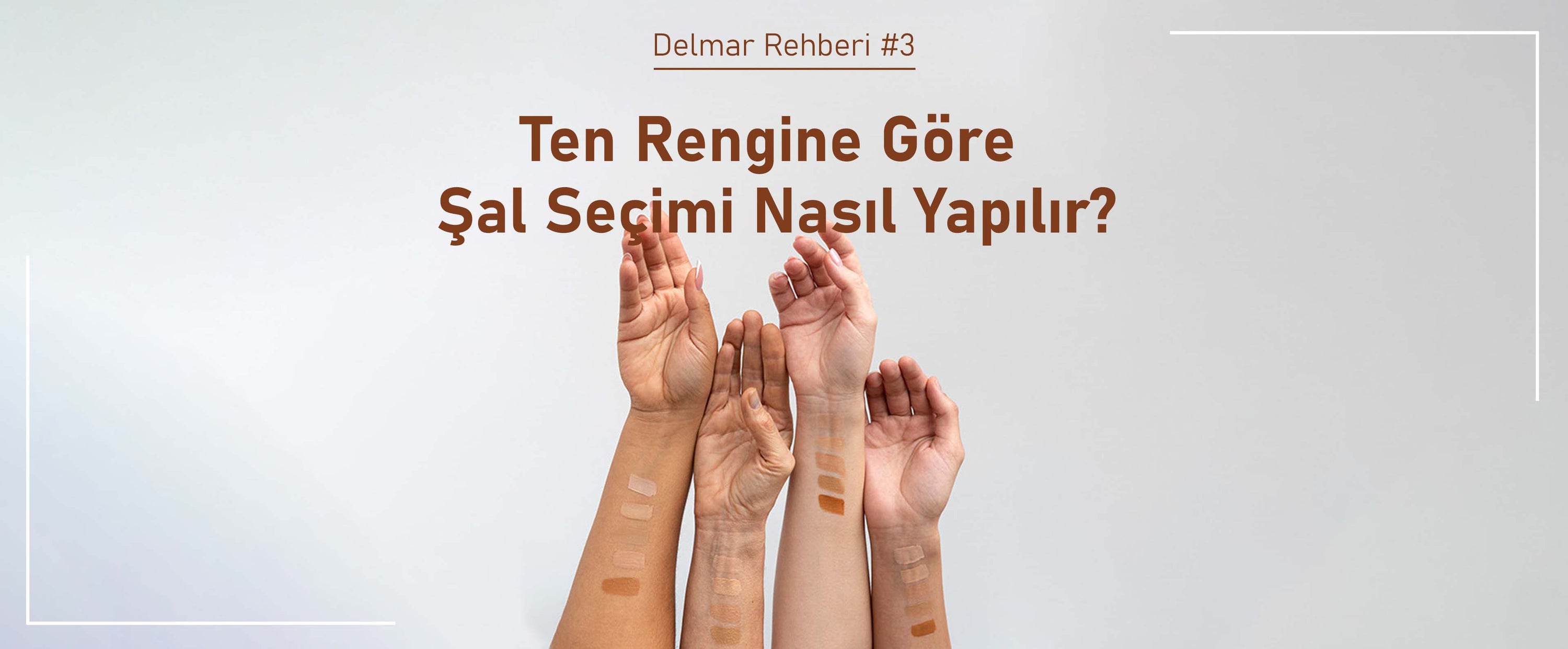 ten rengine göre şal rengi seçimi
